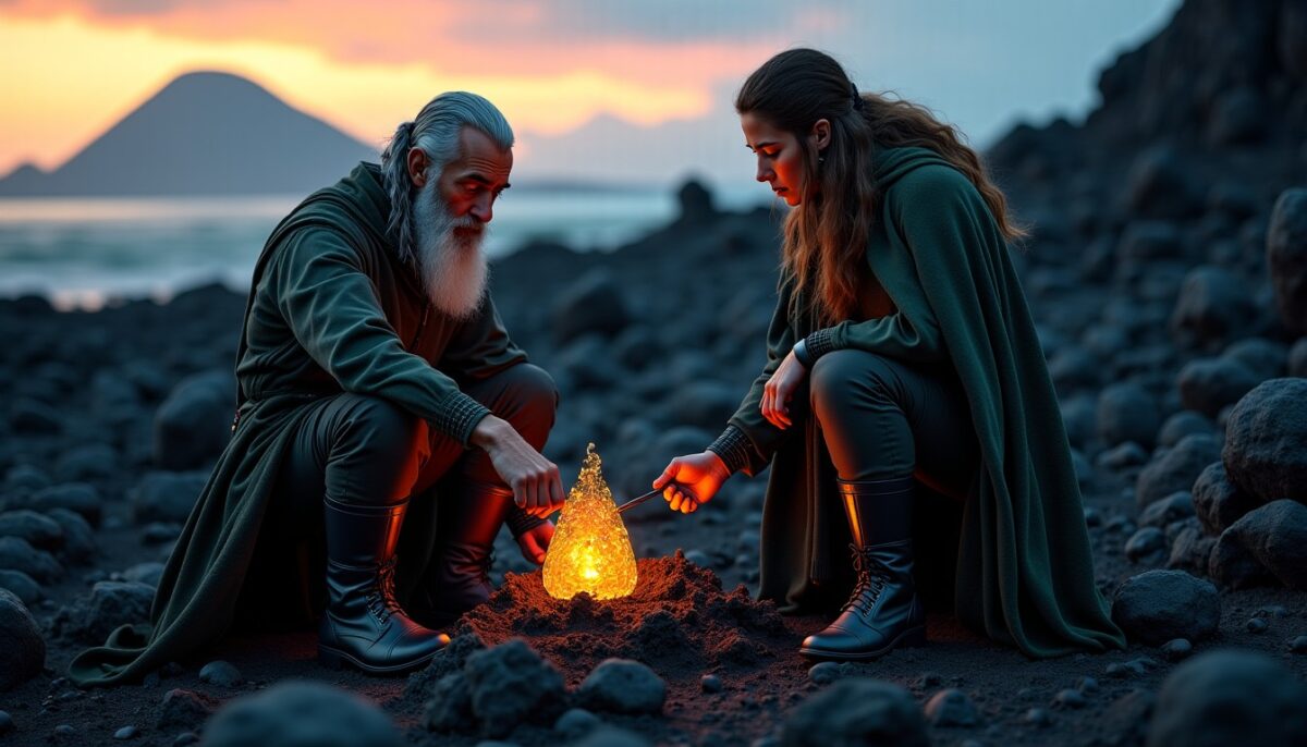 Dur comme la lave : voyage volcanique d’elfes et d’enquêtes hybrides, sur l’île d’Isjafold